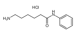 6-amino-N-phenyl-hexanamide hydrochloric acid salt Structure