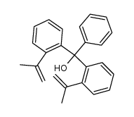 Bis-(2-isopropenylphenyl)benzylalkohol结构式