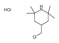 4-(chloromethyl)-2,2,6,6-tetramethylpiperidine,hydrochloride结构式