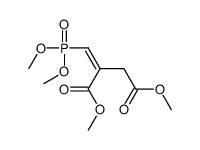 dimethyl 2-(dimethoxyphosphorylmethylidene)butanedioate结构式