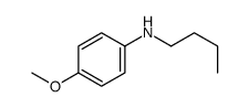 N-butyl-4-methoxyaniline结构式