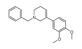 1-benzyl-5-(3,4-dimethoxyphenyl)-3,6-dihydro-2H-pyridine Structure