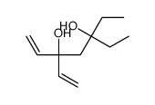3-ethenyl-5-ethylhept-1-ene-3,5-diol结构式