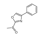 2-methylsulfinyl-4-phenyl-1,3-oxazole Structure