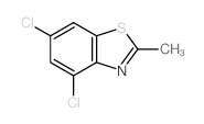 Benzothiazole,4,6-dichloro-2-methyl-结构式