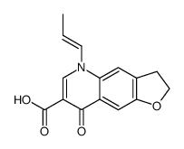 8-oxo-5-propenyl-2,3,5,8-tetrahydro-furo[2,3-g]quinoline-7-carboxylic acid Structure