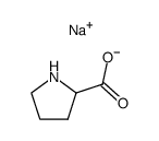 proline sodium salt Structure