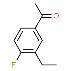 Ethanone, 1-(3-ethyl-4-fluorophenyl)- (9CI) Structure