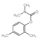 (2,4-dimethylphenyl) N,N-dimethylcarbamate结构式