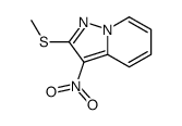 2-methylsulfanyl-3-nitropyrazolo[1,5-a]pyridine结构式