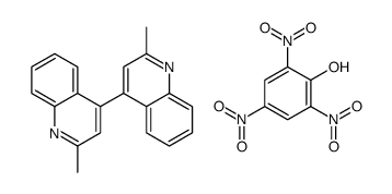 2-methyl-4-(2-methylquinolin-4-yl)quinoline,2,4,6-trinitrophenol结构式