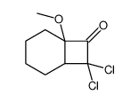 8,8-dichloro-6-methoxybicyclo[4.2.0]octan-7-one结构式