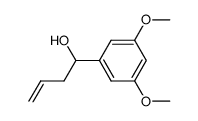 1-(3',5'-dimethoxyphenyl)but-3-en-1-ol Structure