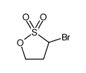 3-bromooxathiolane 2,2-dioxide结构式