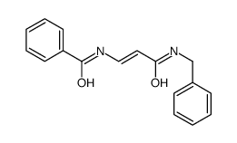 N-[3-(benzylamino)-3-oxoprop-1-enyl]benzamide结构式