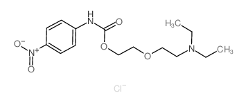 2-(2-diethylaminoethoxy)ethyl N-(4-nitrophenyl)carbamate结构式