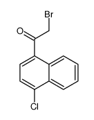 2-bromo-1-(4-chloronaphthalen-1-yl)ethanone结构式