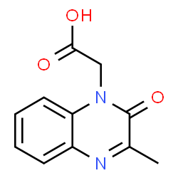 (3-Methyl-2-oxoquinoxalin-1(2H)-yl)acetic acid结构式