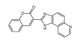 3-(3H-imidazo[4,5-f]quinolin-2-yl)chromen-2-one Structure