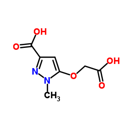 1H-Pyrazole-3-carboxylicacid,5-(carboxymethoxy)-1-methyl-(9CI) picture