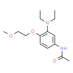 N-[3-(Diethylamino)-4-(2-methoxyethoxy)phenyl]acetamide结构式