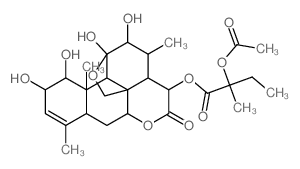 GLAUCARUBINE, 2-ACETYL Structure