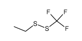 ethyl-trifluoromethyl disulfide Structure