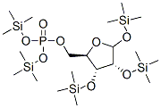 1-O,2-O,3-O-Tris(trimethylsilyl)-D-ribofuranose 5-phosphoric acid bis(trimethylsilyl) ester结构式