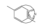 16-Azatricyclo(9.2.2.14,8)hexadeca-4,6,8(16),11,13,14-hexaene, 12,14-d imethyl-结构式
