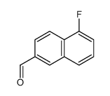 5-Fluoronaphthalene-2-carboxaldehyde结构式