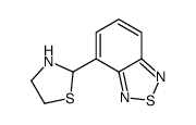 4-(1,3-thiazolidin-2-yl)-2,1,3-benzothiadiazole结构式