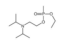 O-ethyl-O'-(2-diisopropylaminoethyl)methylphosphonite结构式