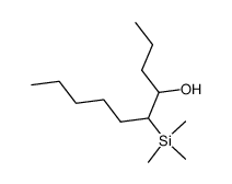 5-(trimethylsilyl)decan-4-ol结构式