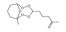 1-methyl-2,3,5,6,11-pentaoxa-4-exo-(4-ketopentyl)bicyclo[5.3.1]undecane Structure