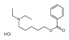 5-benzoyloxypentyl(diethyl)azanium,chloride Structure