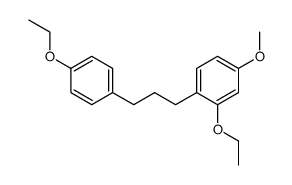 2-ethoxy-1-(3-(4-ethoxyphenyl)propyl)-4-methoxybenzene Structure