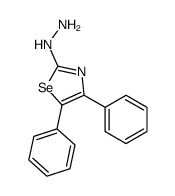 (4,5-diphenyl-1,3-selenazol-2-yl)hydrazine结构式
