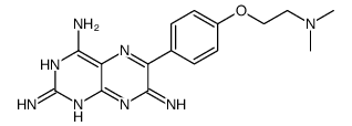 6-[4-[2-(dimethylamino)ethoxy]phenyl]pteridine-2,4,7-triamine Structure