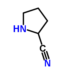 (2R)-2-吡咯烷甲腈结构式