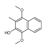 1,4-dimethoxy-3-methylnaphthalen-2-ol Structure