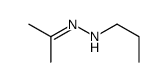 ACETONEPROPYLHYDRAZONE Structure