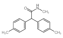 Benzeneacetamide,N,4-dimethyl-a-(4-methylphenyl)- structure