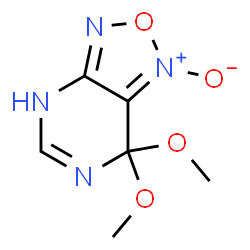 [1,2,5]Oxadiazolo[3,4-d]pyrimidine,4,7-dihydro-7,7-dimethoxy-,1-oxide(9CI)结构式