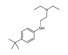N-(4-tert-butylphenyl)-N',N'-diethylethane-1,2-diamine结构式