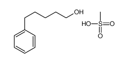 methanesulfonic acid,5-phenylpentan-1-ol Structure