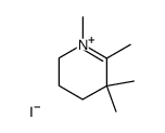 3,4,5,6-tetrahydro-1,2,3,3-tetramethylpyridinium iodide Structure