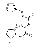 FA-L-丙氨酸-OSu结构式