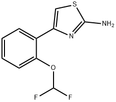 4-(2-(difluoromethoxy)phenyl)thiazol-2-amine structure