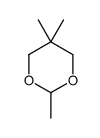 1,3-Dioxane, 2,5,5-trimethyl- Structure