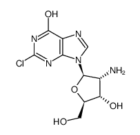 2'-amino-2'deoxy-2-chloroinosine Structure